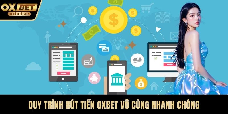 Quy trình rút tiền OXBET vô cùng nhanh chóng